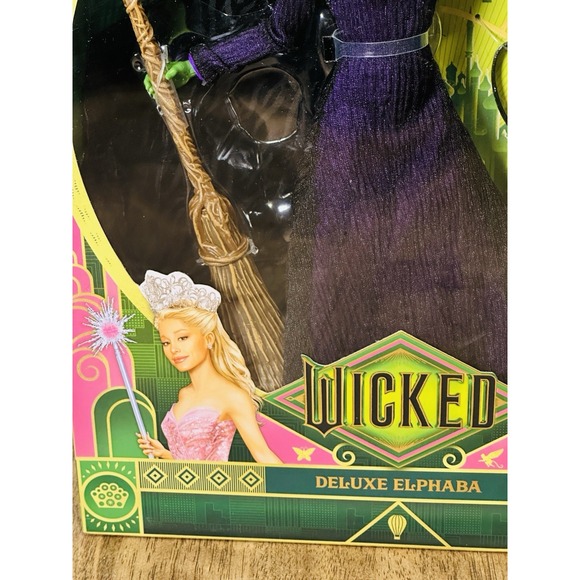Mattel Wicked Movie Deluxe Elphaba Doll New in Box Collector Edition Toy - Picture 3 of 7
